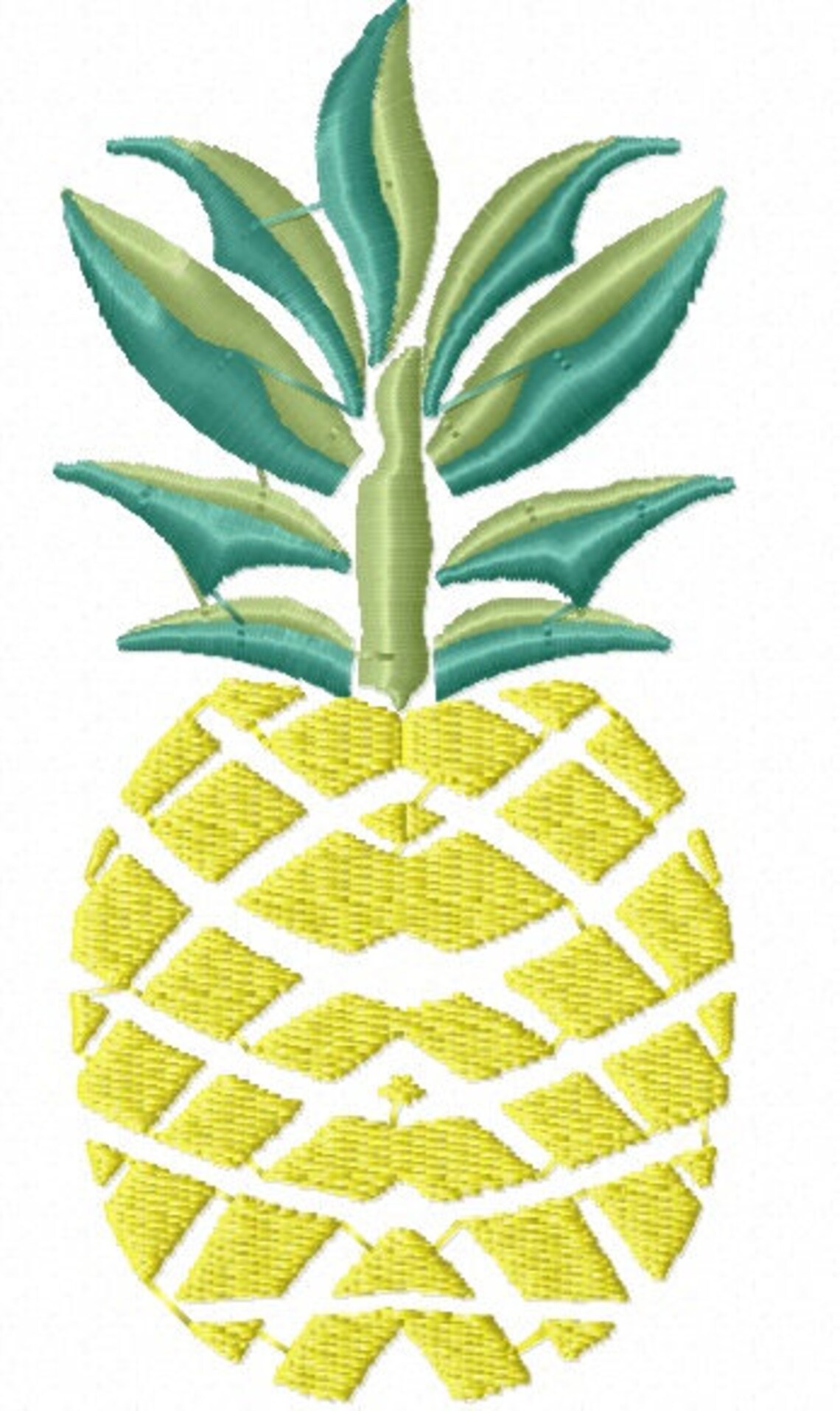 PINEAPPLE Machine Embroidery Designs Instantly Download Etsy