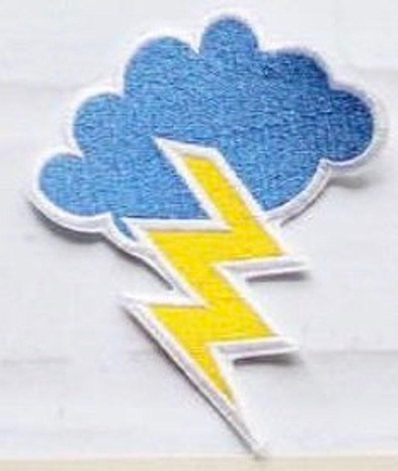 Cloud and lightning Machine Embroidery Designs instantly Etsy