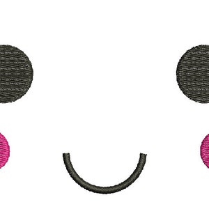 Doll Face / Little face / Muzzle for embroidery on clothes or dolls Instant Download