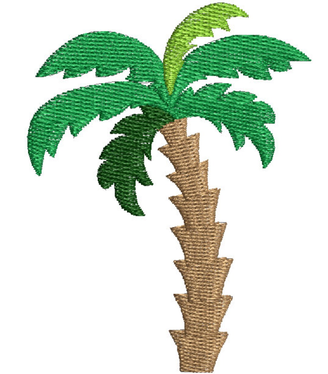 Palm Tree Machine Embroidery Designs, Instantly Download Etsy