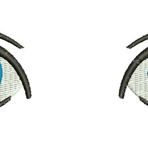 doll eyes for toys, left and right pair machine embroidery design, instantly download