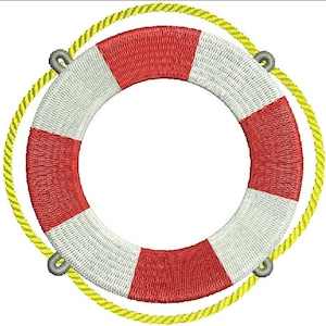 Lifebuoy Including Cap Size – Machine Embroidery Design
