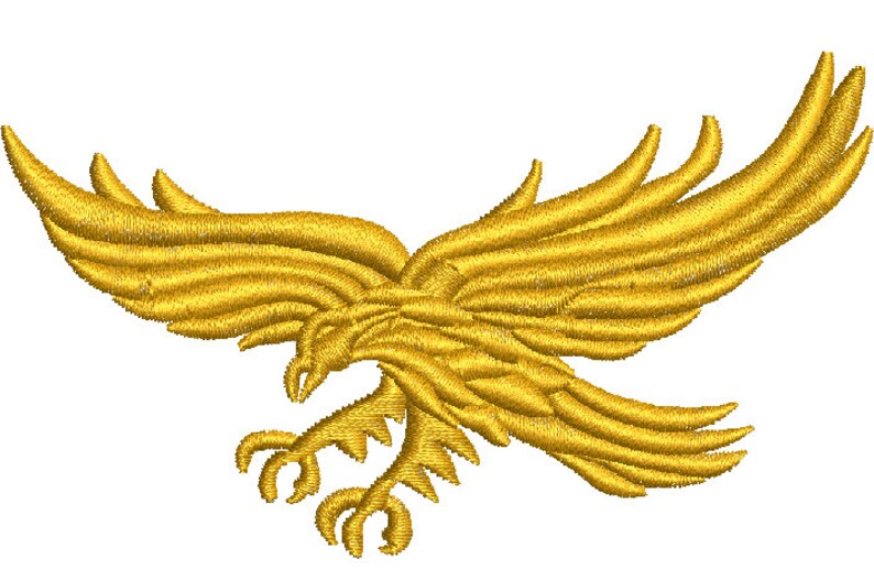 Eagle Embroidery Machine Embroidery Design Instant Download Etsy