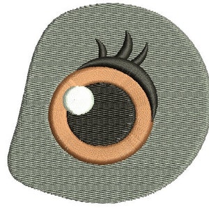doggy, bear, eye pair - left and right / eyes for soft toys Machine Embroidery Designs, left and right, instantly download