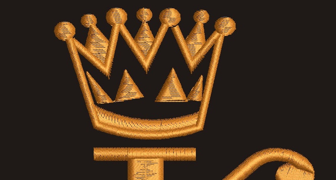 King Machine Embroidery Designs Instantly Download Etsy