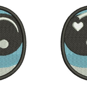 eyes for soft toys a pair of left and right separately  Little Pony Eye Machine Embroidery Designs, instantly download