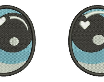 eyes for soft toys a pair of left and right separately  Little Pony Eye Machine Embroidery Designs, instantly download