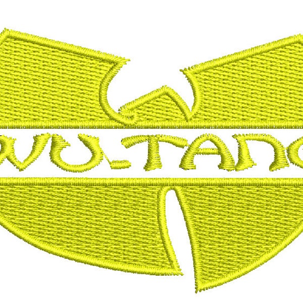 Motifs de broderie machine Wu Tang, téléchargement immédiat