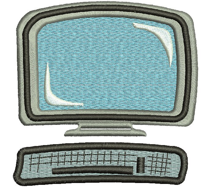 Computer Machine Embroidery Design Instantly Download Etsy