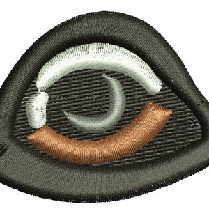 horse, deer eyes, pair - left and right / eyes for soft toys Machine Embroidery Designs, left and right, instantly download
