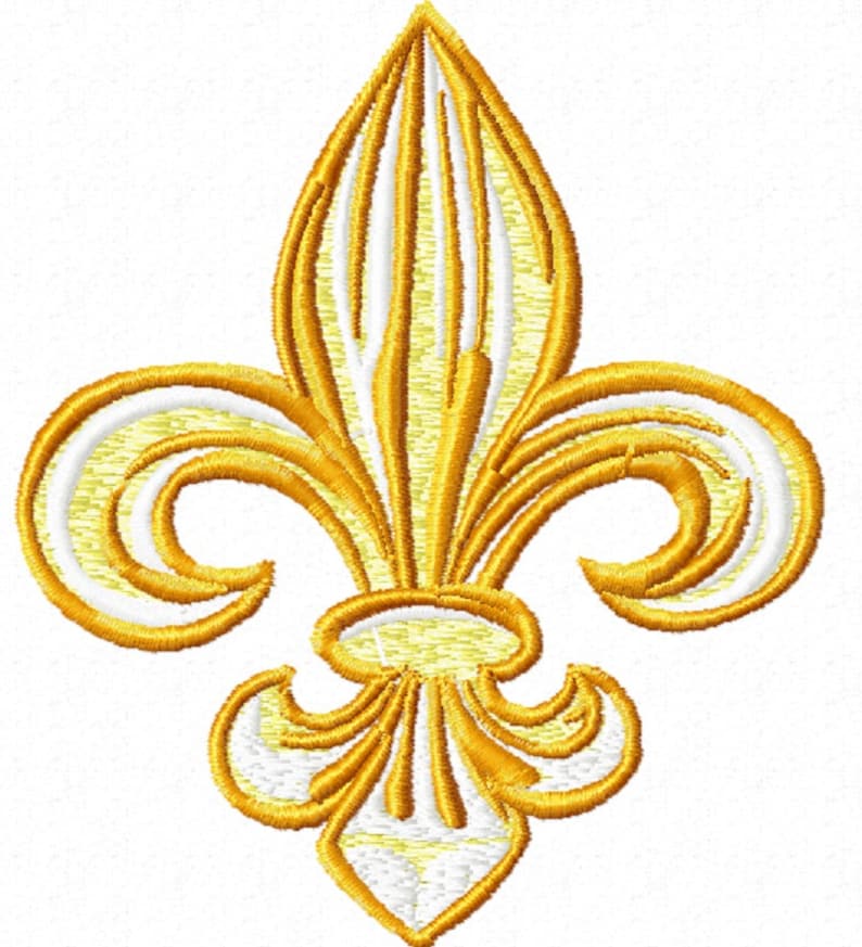 Fleur de lis lys French France Monarchy Symbol machine Etsy