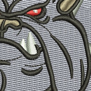 Gray pitbull bulldog machine jessecmault design  etsy