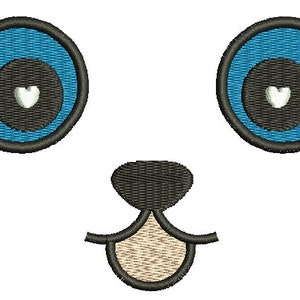 cat's muzzle, Embroidery Rabbit Machine Embroidery Designs, instantly download