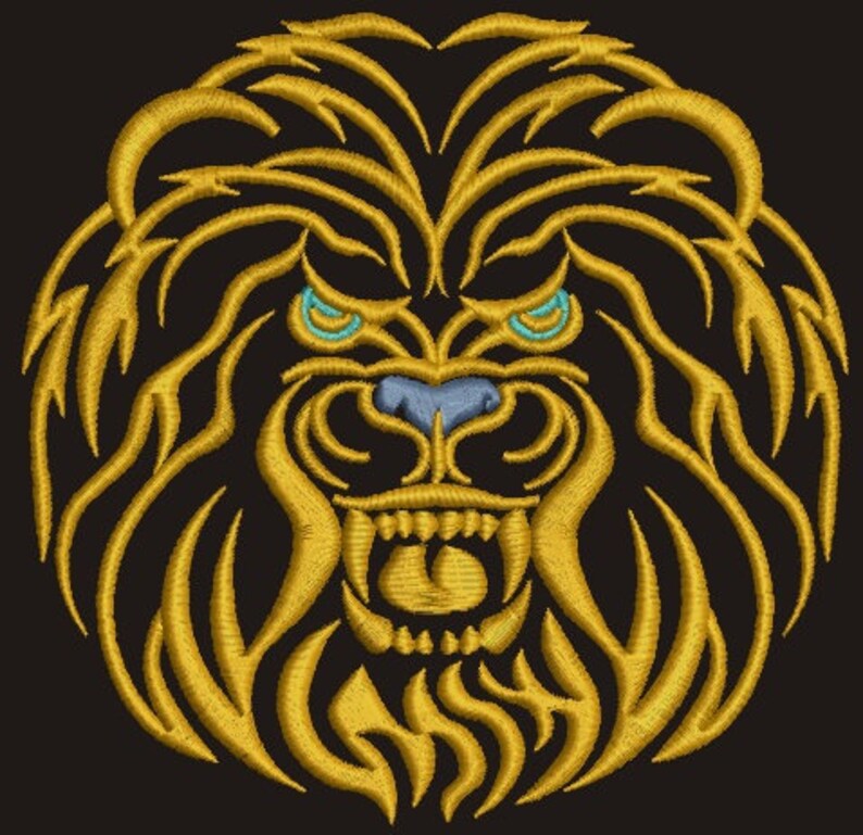 Lion King Machine Embroidery Designs Instantly Download Etsy