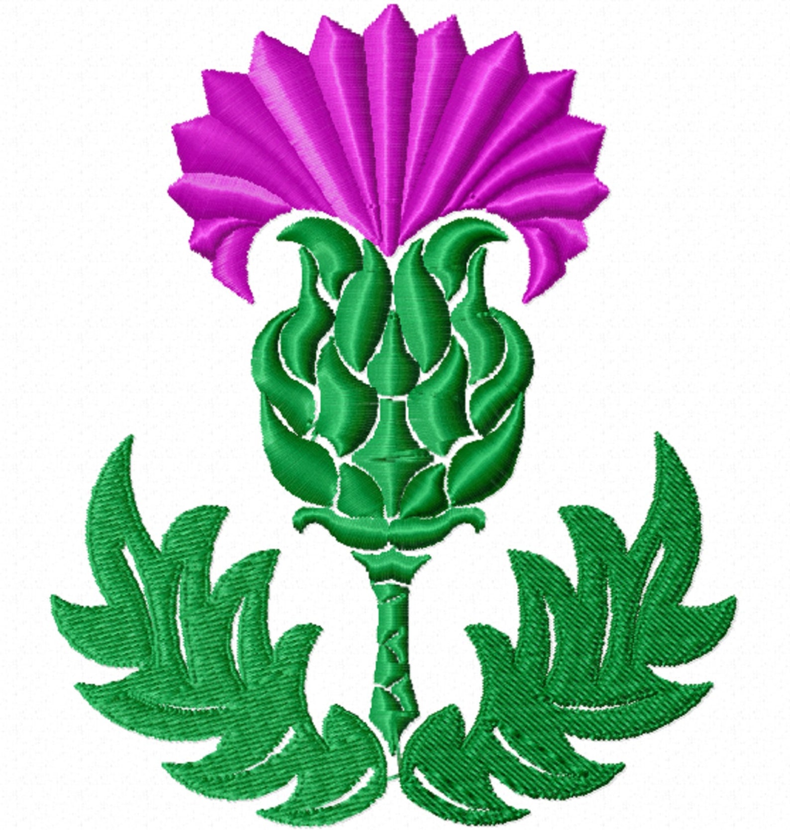 Thistle Floral Emblem Scotland / Scottish Thistle Machine Etsy UK