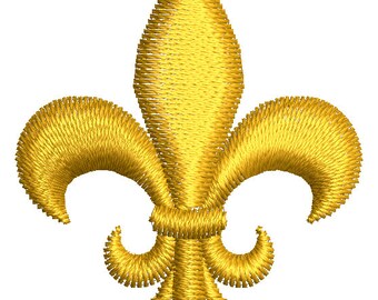 fleur de lis Stickdatei, Stickdatei zum sofort herunterladen