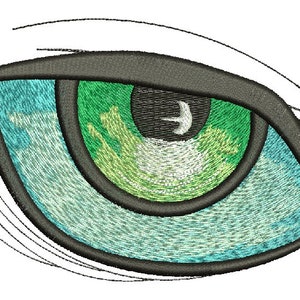 Cartoon Augen (plüschige Puppe) Stickdatei, sofort Download
