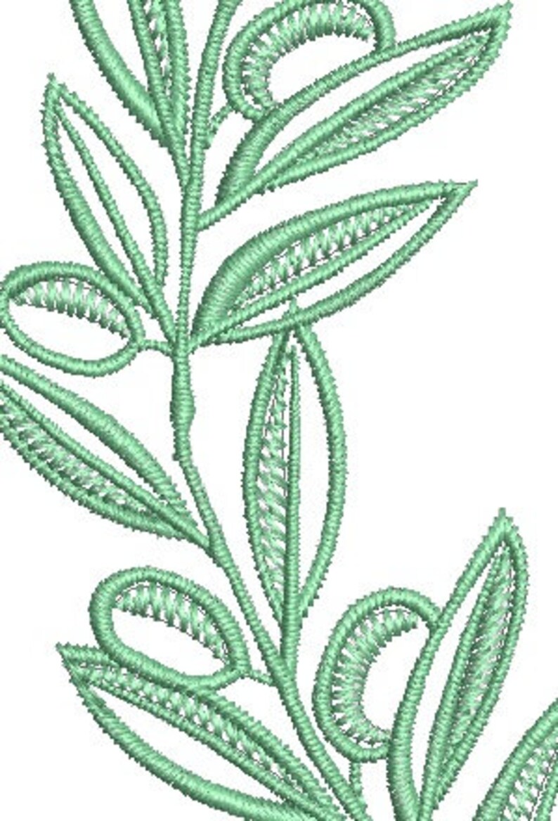 Olive Wreath Embroidery Olive Wreath Embroidery