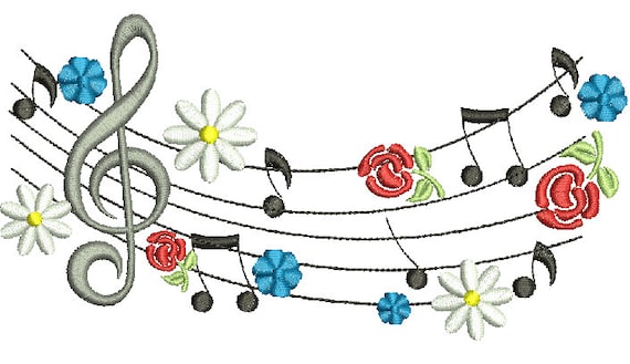 Disegni Di Note Musicali Adesivo Note Musicali Con Spruzzi Colorati