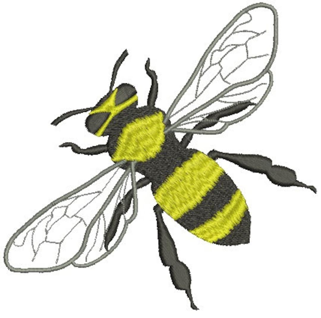 Honey Bee Machine Embroidery Designs, Instantly Download Etsy