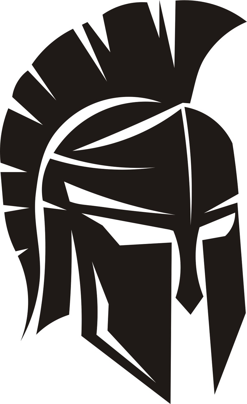 Spartan helmet SVG. dxf PNG. EPS. jpg big size 300 dpi | Etsy