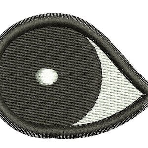 set: eye, nose and heart set  each 4 sizes total 12 files  Machine Embroidery Designs, instantly download
