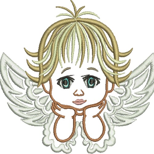 Little Angel Machine Embroidery Design | Etsy