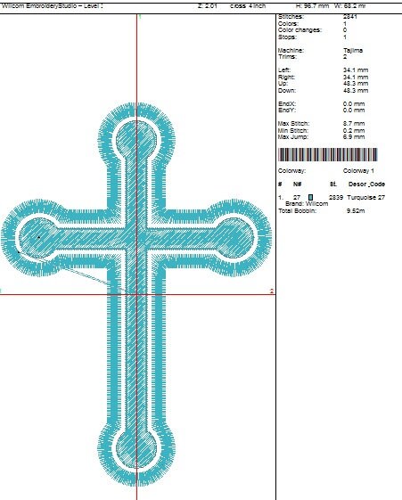 Cross Embroidery Design. christian embroidery. Christian Cross | Etsy