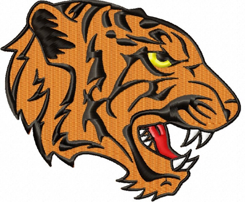 Tiger embroidery design machine embroidery design instantly  etsy Tiger embroidery design machine embroidery design instantly  etsy