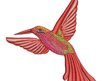 Kolibri Colibri Maschinenstickerei Design