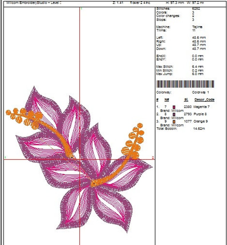 Lily Flower Machine Embroidery Designs Instantly Download Etsy