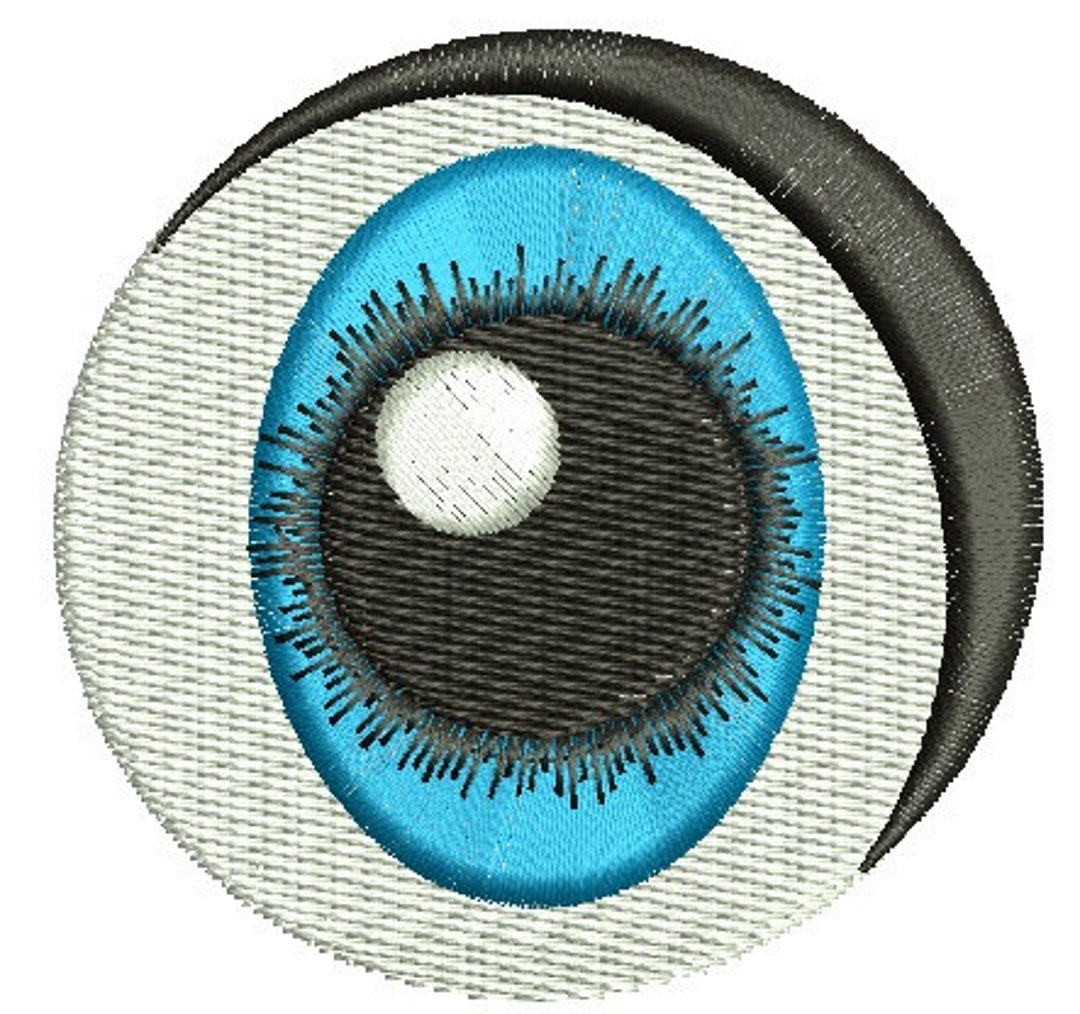 Round Eyes for a Doll / Eyes for a Plush Toy Machine Embroidery Designs, Instantly Download Etsy