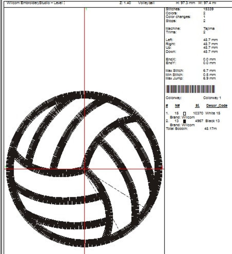 Volleyball Machine Embroidery Design Instantly Download Etsy