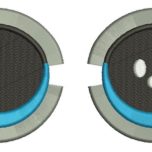 Yeux pour la poupée / Yeux pour les peluches Motifs de broderie machine, téléchargement immédiat