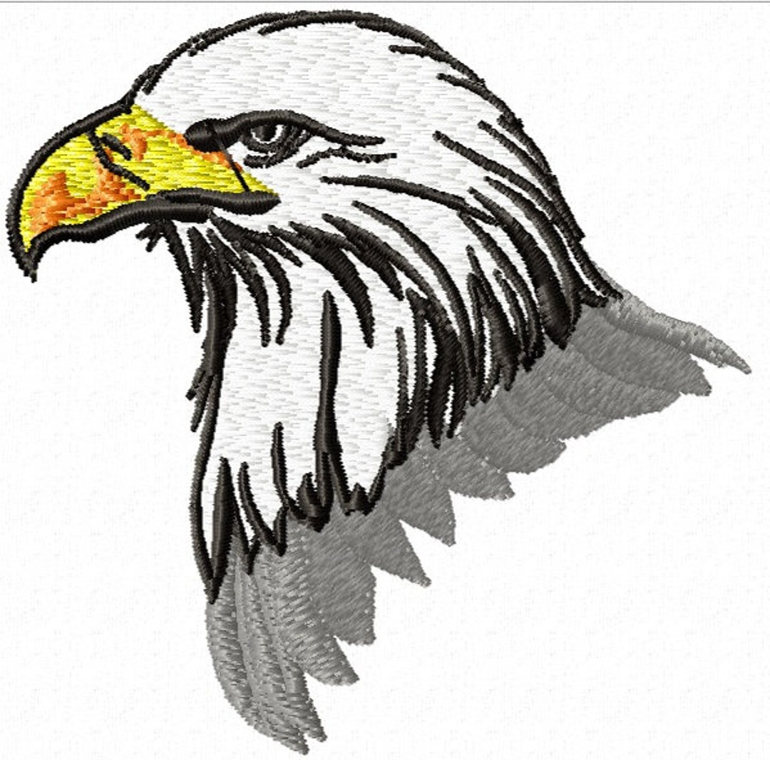 Mountain Eagle Embroidery Machine Embroidery Design, Instant Download