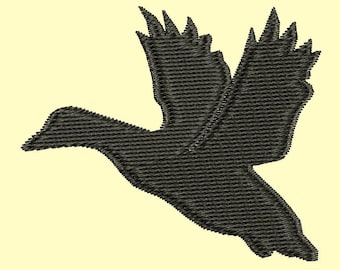duck silhouette Machine Embroidery design