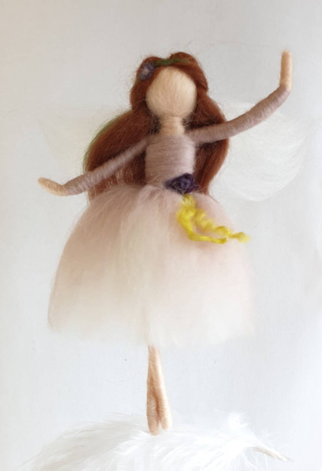 Felt Fairy Needle Felt Fairy Ballerina Gifts Wool Dolls Etsy