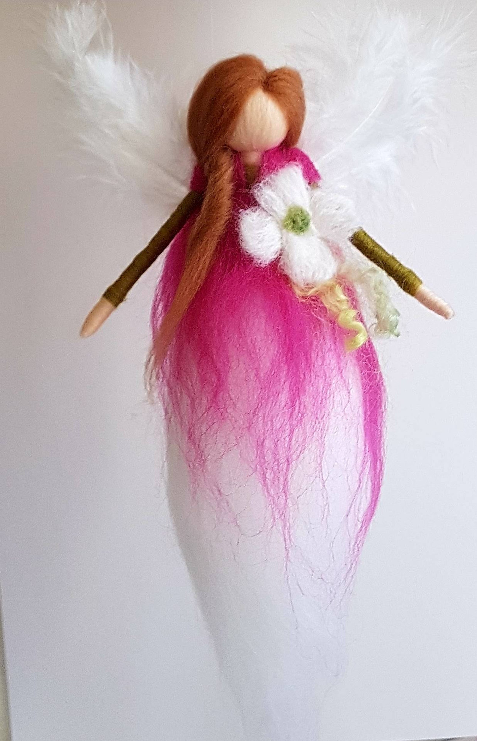 Needle Felt Fairy Wool Felt Dolls Hanging Fairies Spring Etsy Denmark