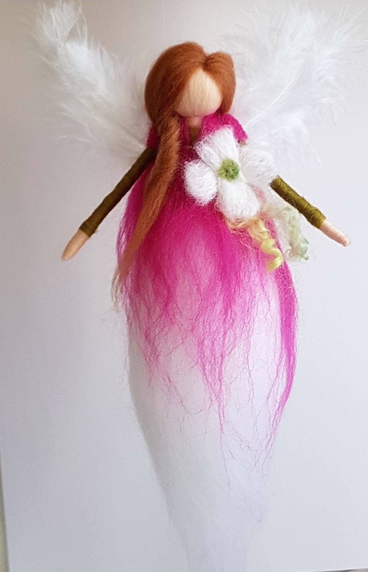 Needle Felt Fairy Wool Felt Dolls Hanging Fairies Spring - Etsy Denmark