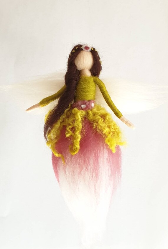 Felt fairy needle felt fairy fairy gifts wool dolls Etsy