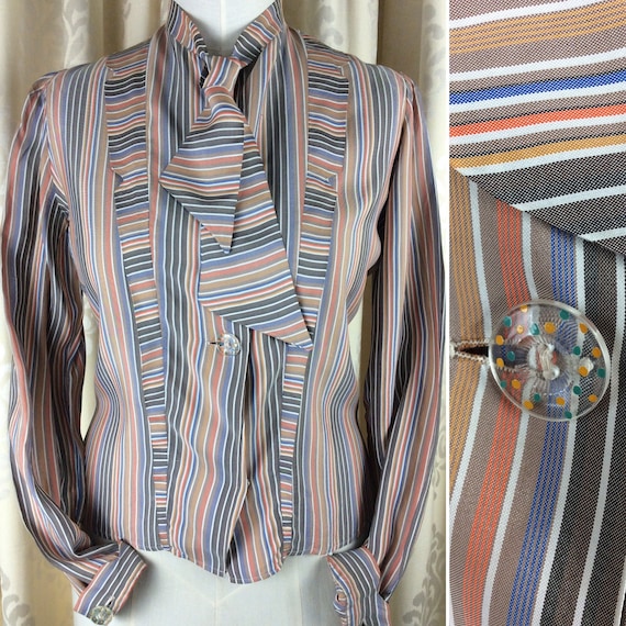 Camicia righe cravatta pois discount