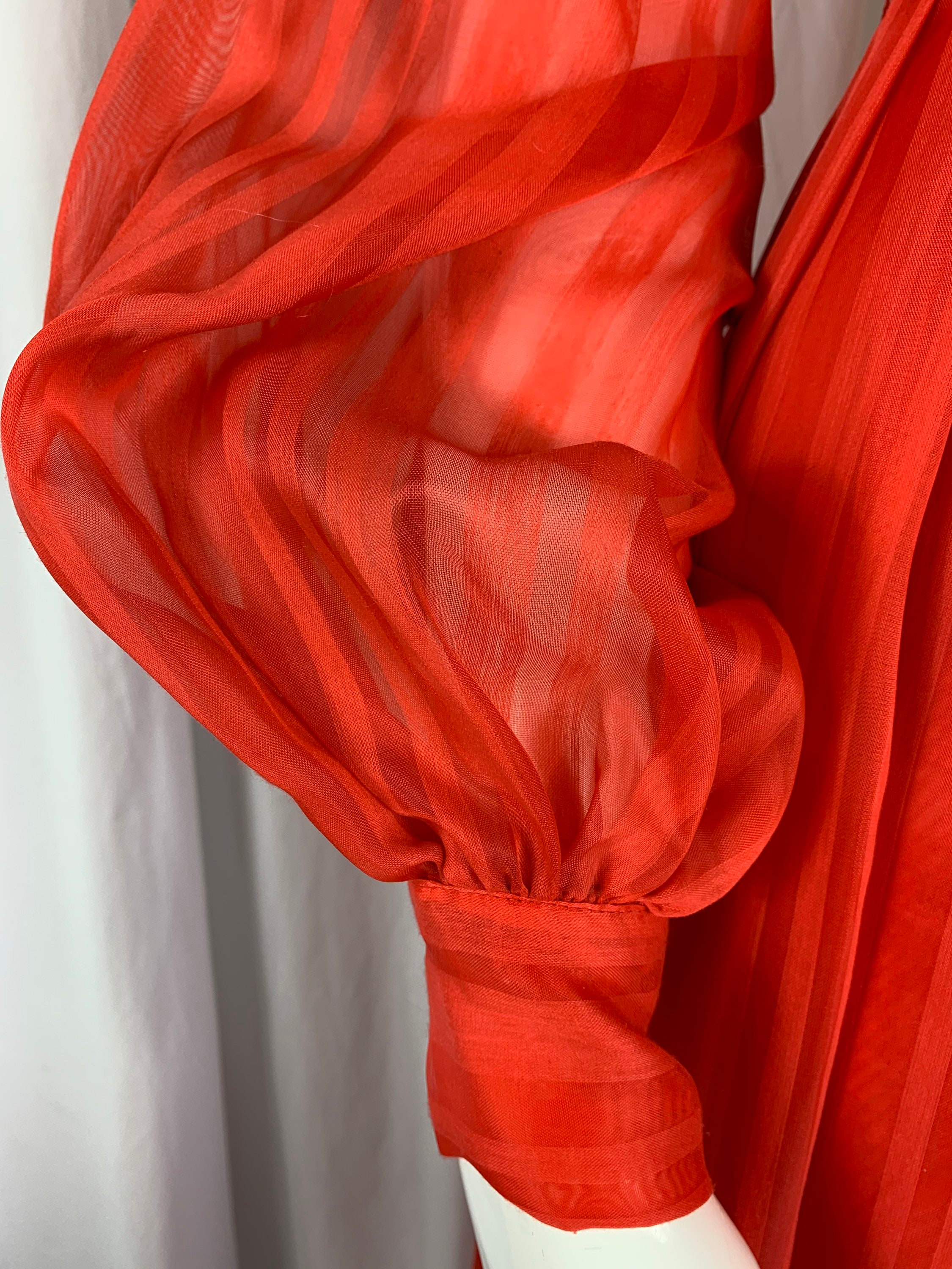jacquard georgette gown