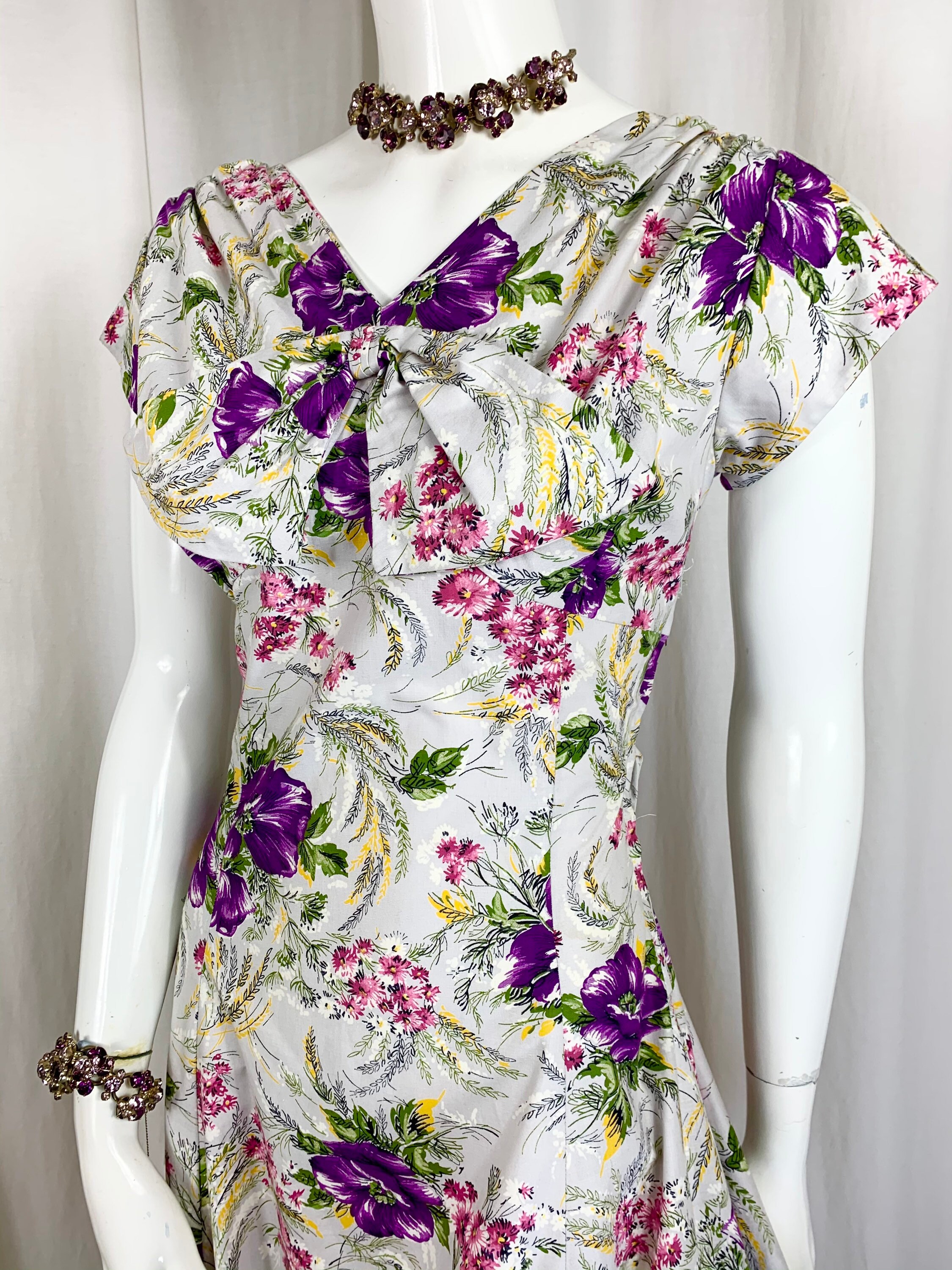 50s floral print