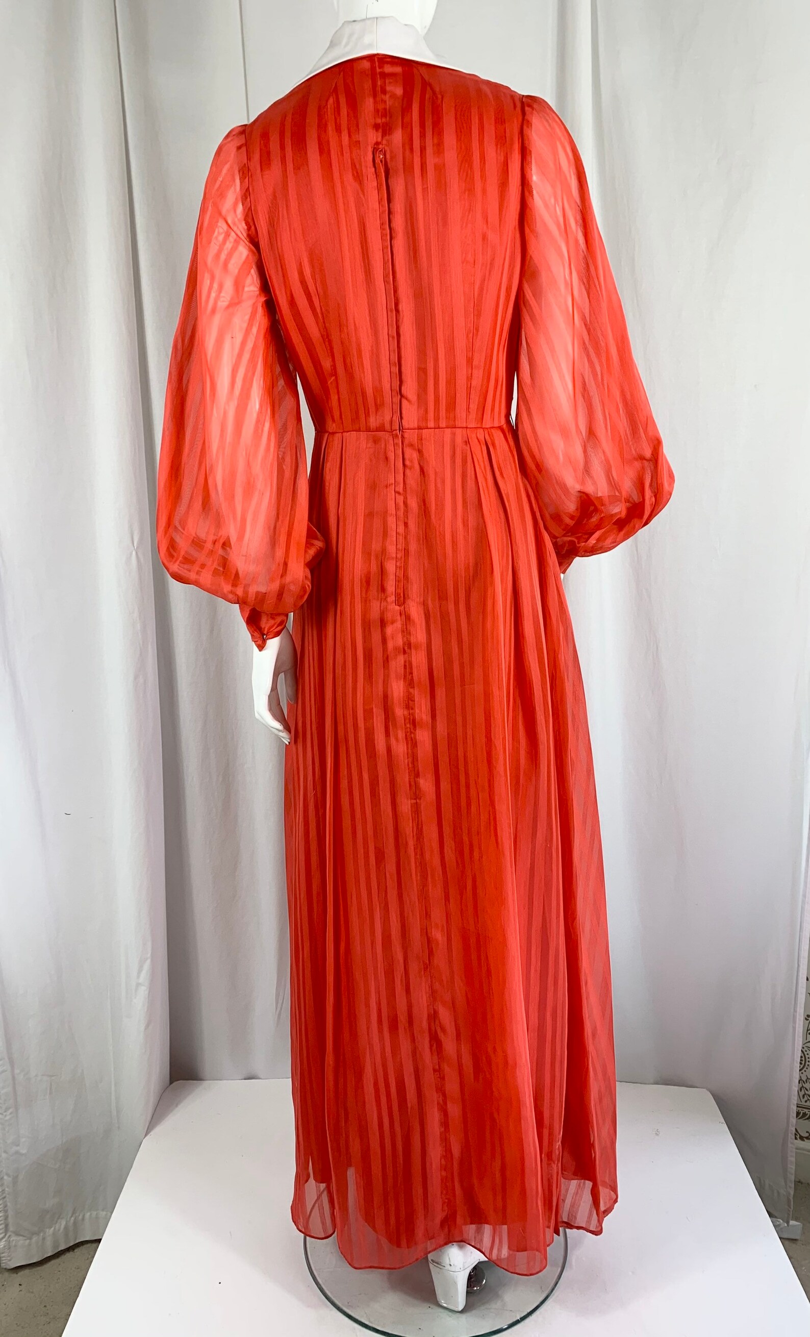 jacquard georgette gown
