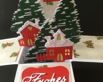 Christmas Village Winter Forest