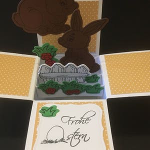 Lapin de carte de Pâques