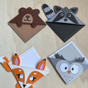 Coins livres 4 animaux de la forêt