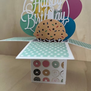 Carte d'anniversaire colorée