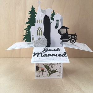 Wedding Card Church Car