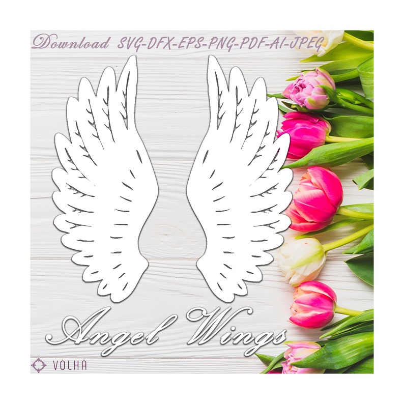 Download Multi Layered Angel Wings Svg For Cricut - Layered SVG Cut ...